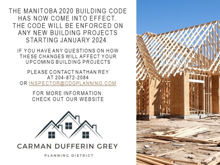 Manitoba 2020 Building Code Changes Poster