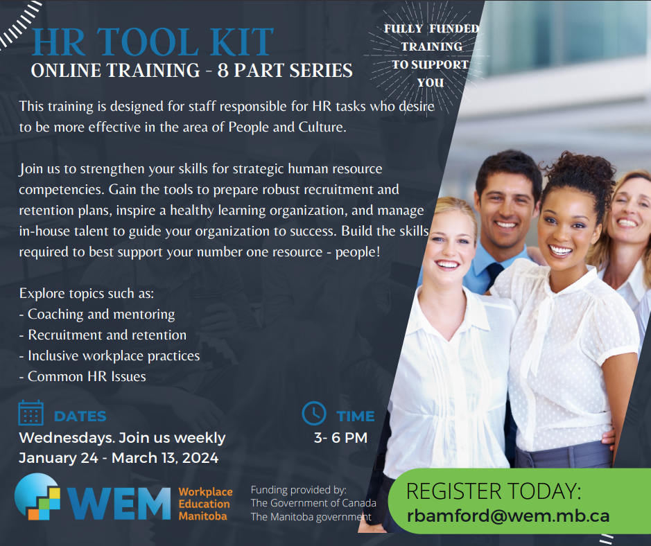 HR Tool Kit Online Training Poster